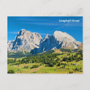 Langkofel Group in South Tyrol, Italy Postcard