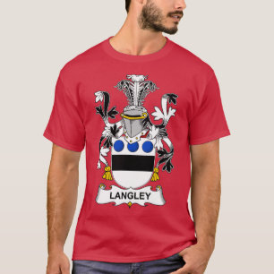 Langley Coat of Arms Family Crest T-Shirt