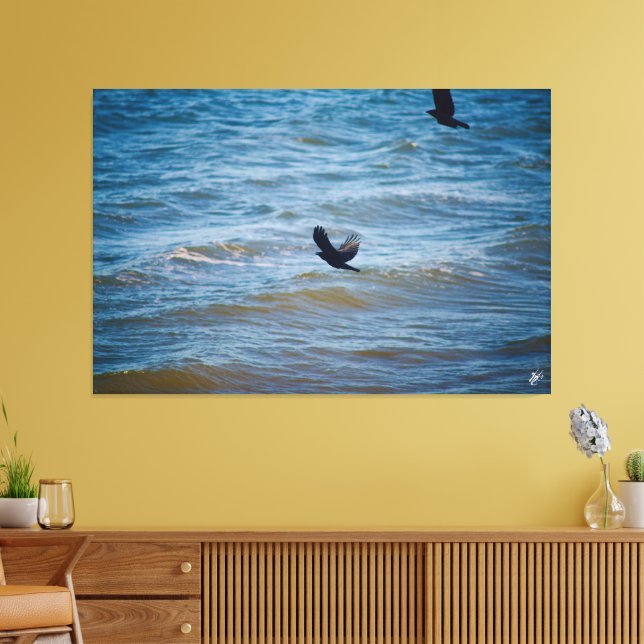 Langley waterfront #4 canvas print (Insitu(LivingRoom))