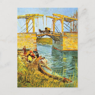 Langlois Bridge at Arles by Vincent van Gogh Postcard