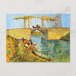 Langlois Bridge at Arles by Vincent van Gogh Postcard