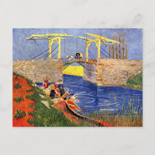 Langlois Bridge at Arles by Vincent van Gogh Postcard