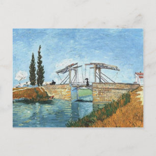 Langlois Bridge at Arles by Vincent van Gogh Postcard