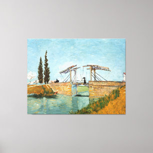 Langlois Bridge at Arles Vincent Gogh  Canvas Print