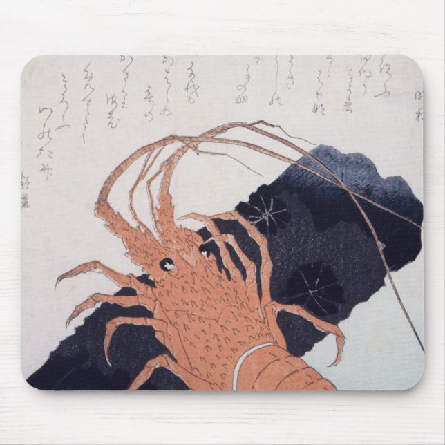 Langoustine with a Block of Charcoal, c.1830 Mouse Mat (Front)