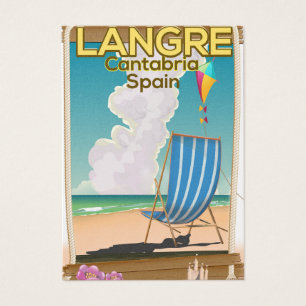 Langre, Cantabria Spain beach poster