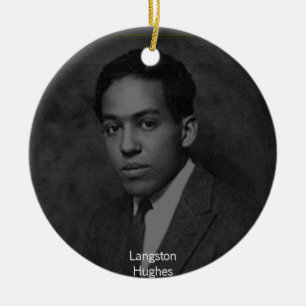 Langston Hughes Ceramic Tree Decoration