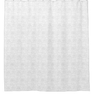 Language, Aqua Haze Shower Curtain