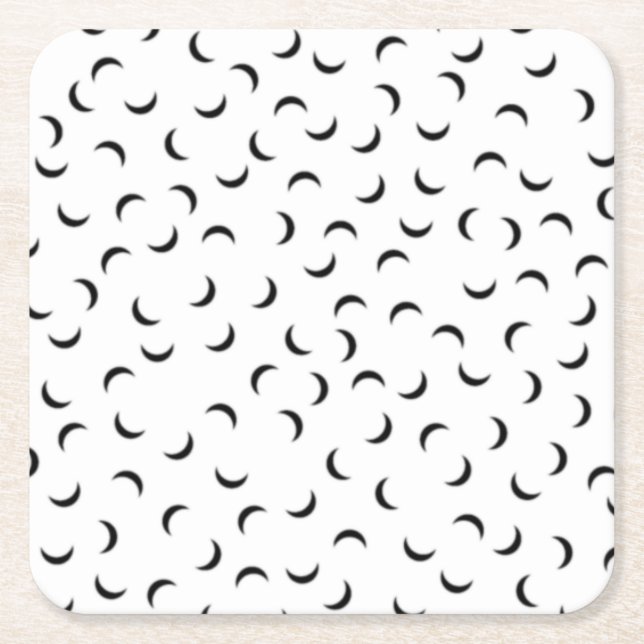 Language, Carbon Grey Paper Coaster (Front)