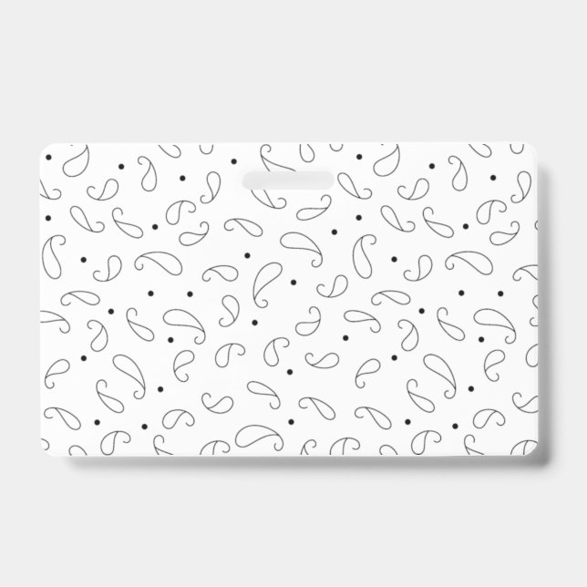 Language, Dark Grey ID Badge (Front)