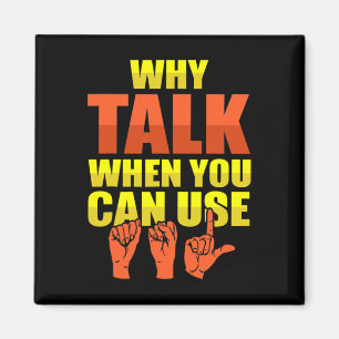 Language Deaf Awareness And Asl Magnet