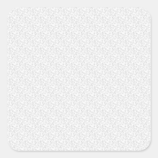 language Design Five Square Sticker (Front)