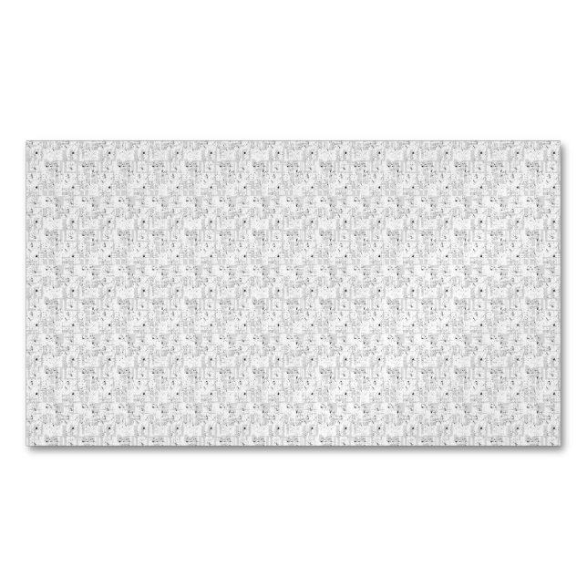 language Design One Hundred One Magnetic Business Card (Front)