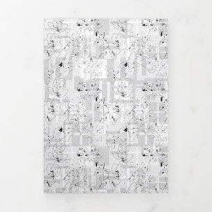 language Design One Hundred One Tri-Fold Holiday Card