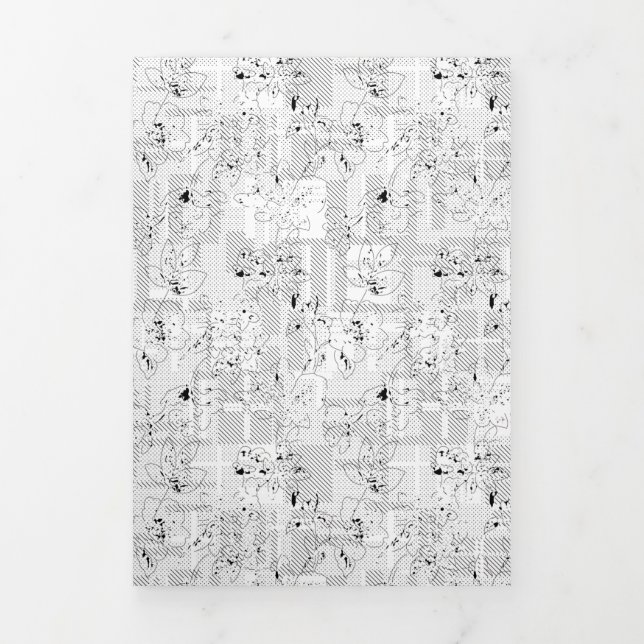 language Design One Hundred One Tri-Fold Holiday Card (Cover)