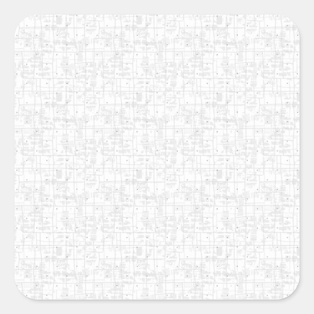 language Design Thirty Four Square Sticker (Front)