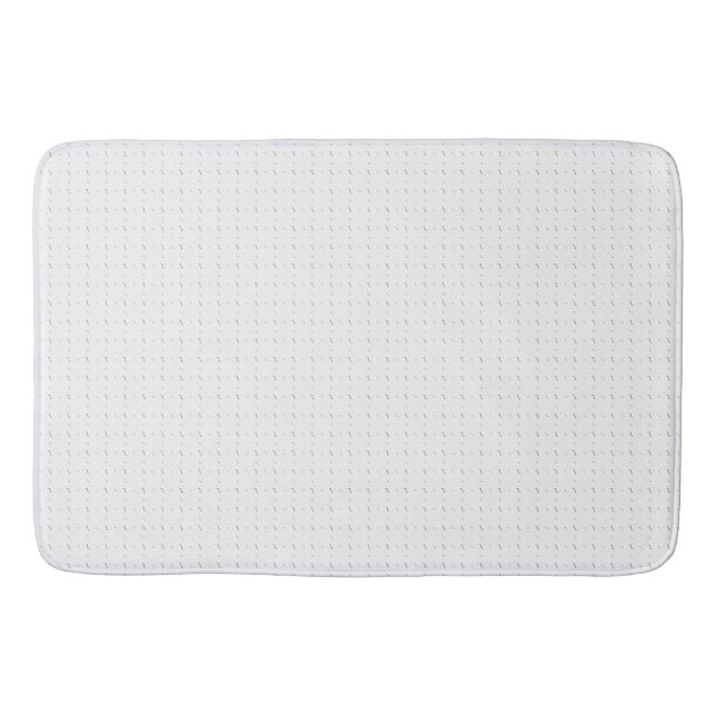 Language, Green White Bath Mat (Front)