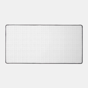 Language, Green White Desk Mat
