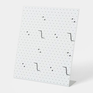 Language, Green White Pedestal Sign