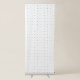 Language, Green White Vertical Retractable Banner