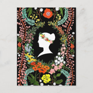 Language of Flowers blank postcard