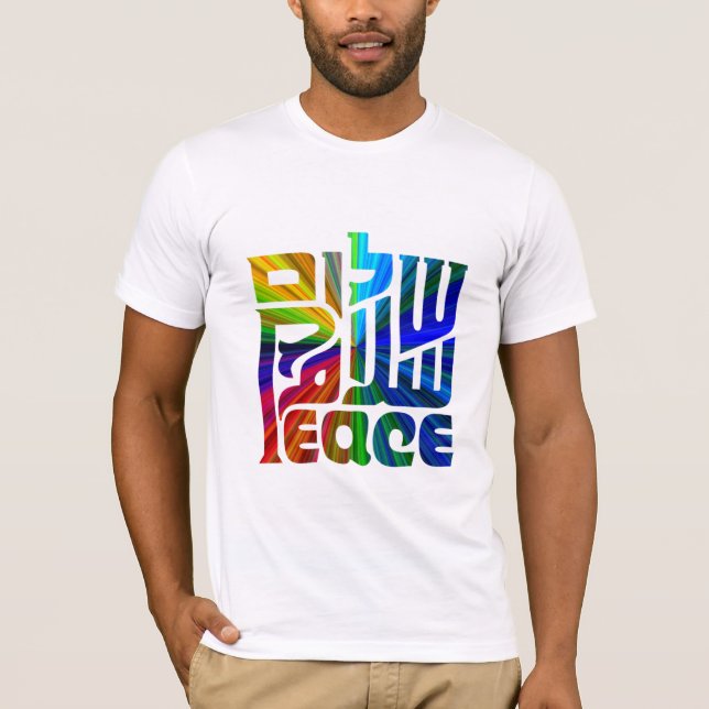 Language of Peace/3 Languages T-Shirt (Front)