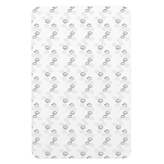 Language, Snow Drift Magnet (Vertical)