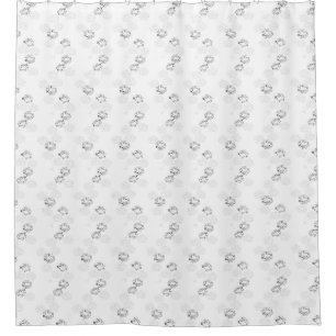 Language, Snow Drift Shower Curtain