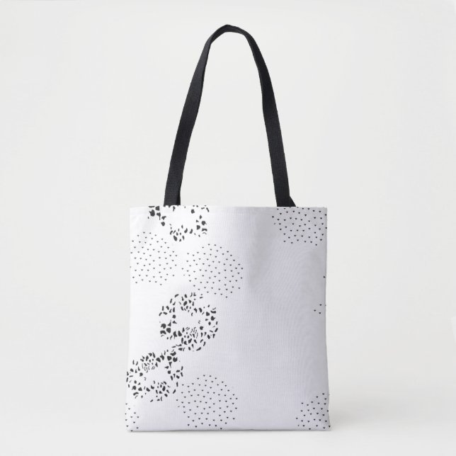 Language, Snow Drift Tote Bag (Front)