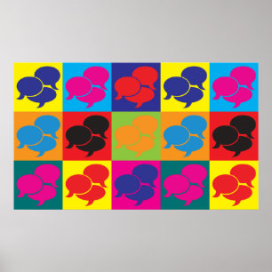 Languages Pop Art Poster