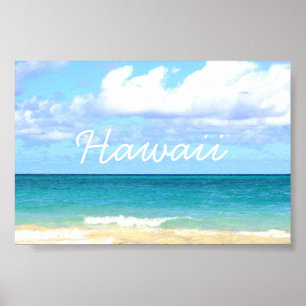 lani kai beach in Hawaii Poster