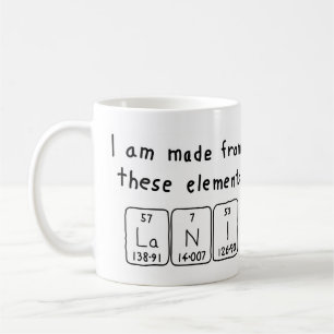 Lani periodic table name mug