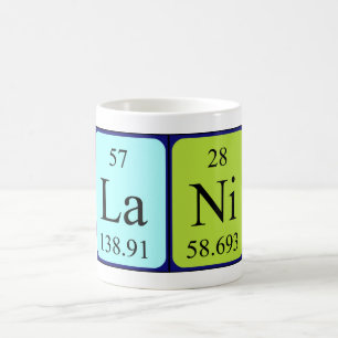 Lani periodic table name mug