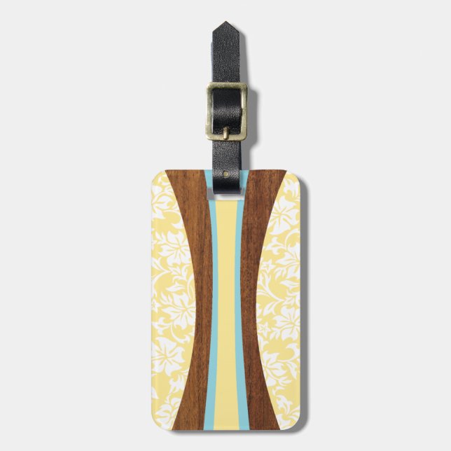 Laniakea Hawaiian Surfboard Luggage Tags (Front Vertical)
