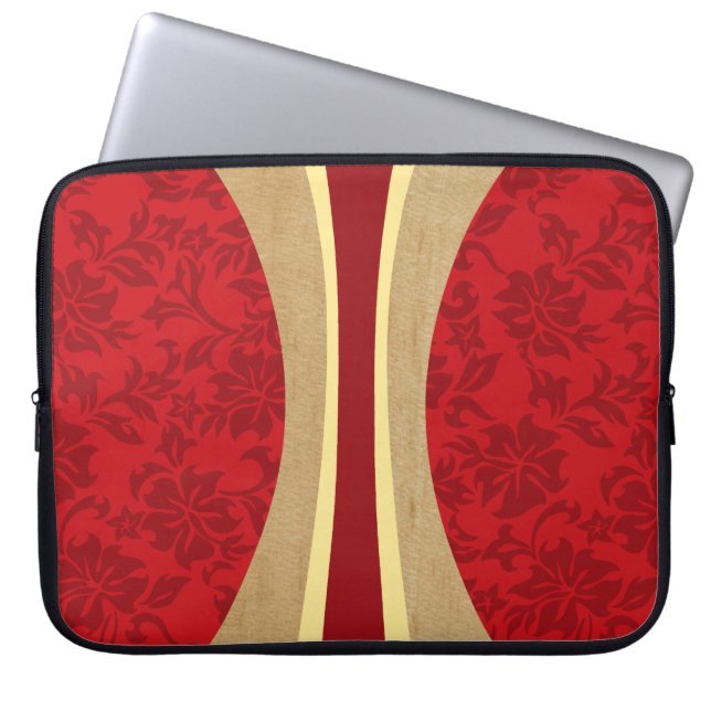 Laniakea Surfboard Hawaiian Neoprene Wetsuit Laptop Sleeve (Front)