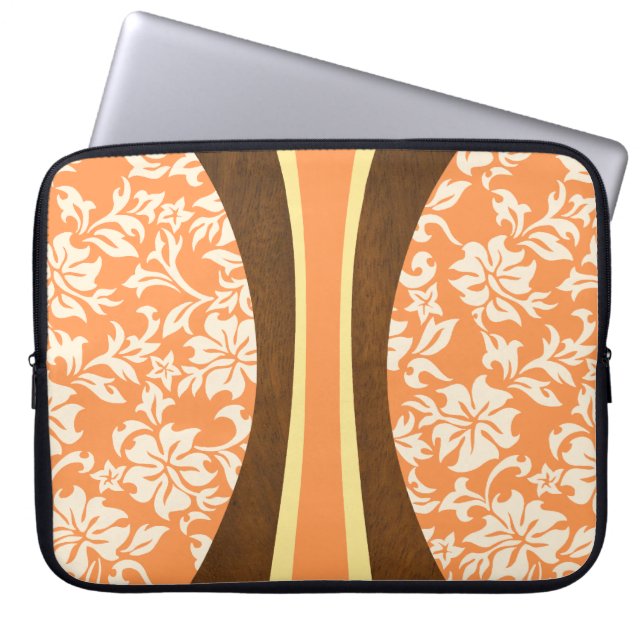 Laniakea Surfboard Hawaiian Neoprene Wetsuit Laptop Sleeve (Front)