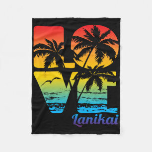 Lanikai fleece blanket