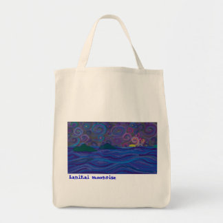 Lanikai Moonrise organic shopping bag