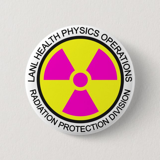 LANL Health Physics Button (Front)