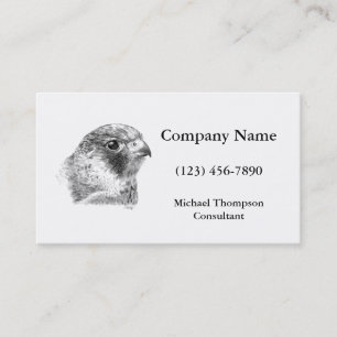 Lanner Falcon Drawing Business Card
