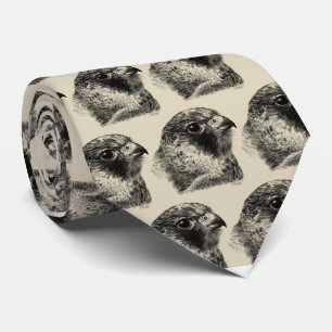 Lanner Falcon Drawing Tie