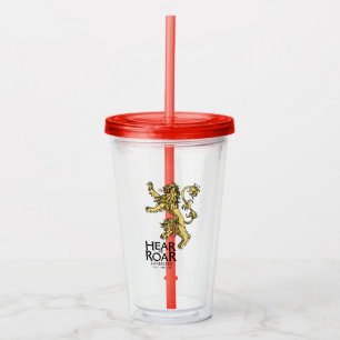 Lannister Sigil - Hear Me Roar Acrylic Tumbler