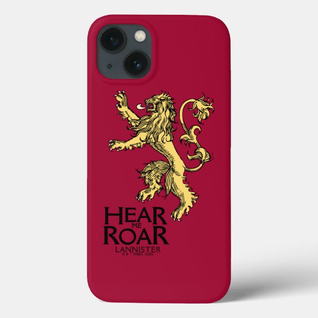 Lannister Sigil - Hear Me Roar Case-Mate iPhone Case (Back)