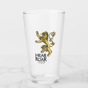Lannister Sigil - Hear Me Roar Glass