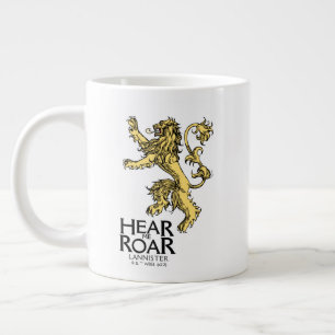Lannister Sigil - Hear Me Roar Large Coffee Mug
