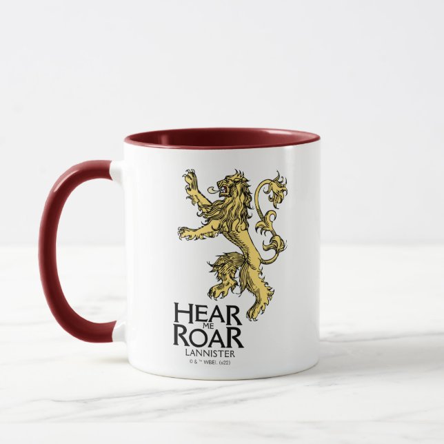 Lannister Sigil - Hear Me Roar Mug (Left)