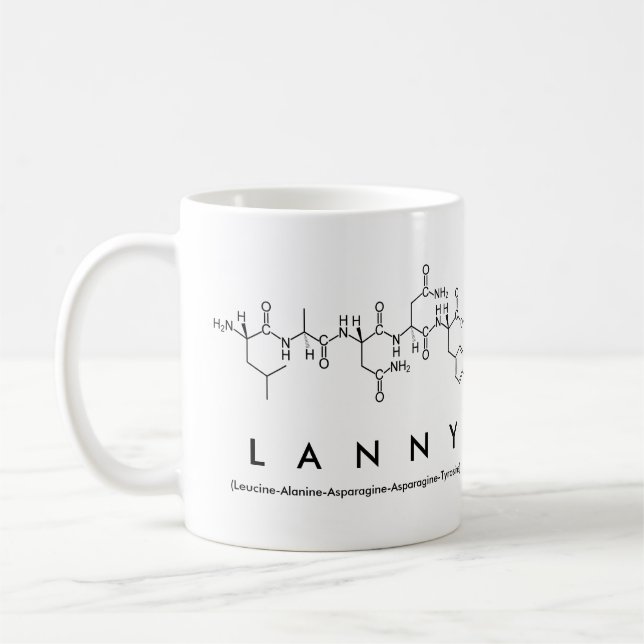 Lanny peptide name mug (Left)