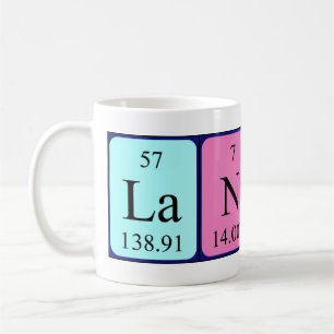 Lanny periodic table name mug