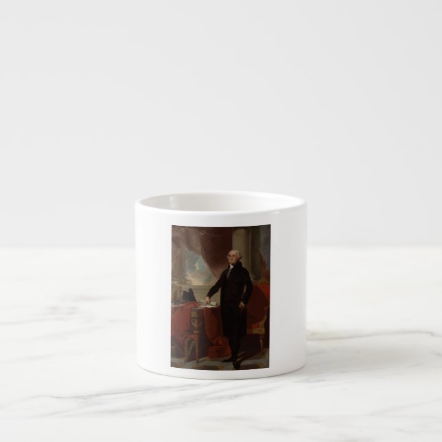 Lansdowne Portrait: US President George Washington Espresso Cup (Front)