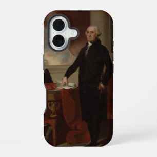 Lansdowne Portrait: US President George Washington iPhone 16 Case